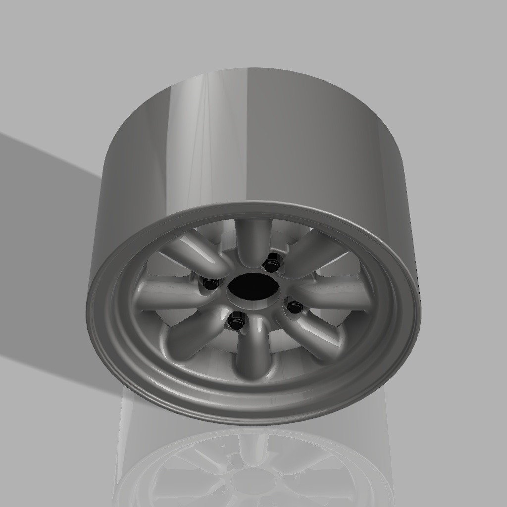 1/24 プラモデル ホイール 8スポーク 6Jタイプ