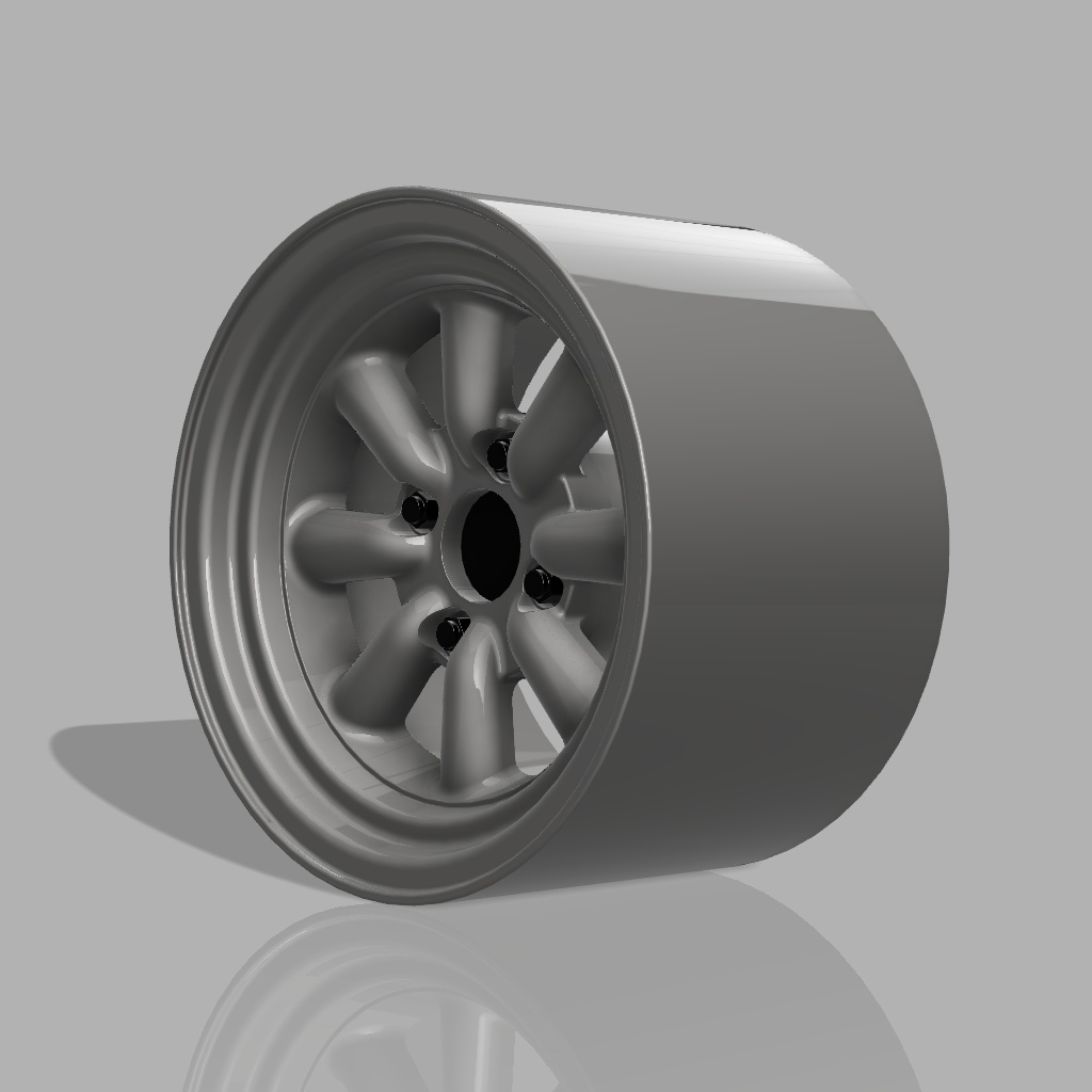 1/24 プラモデル ホイール 8スポーク 7.5Jタイプ