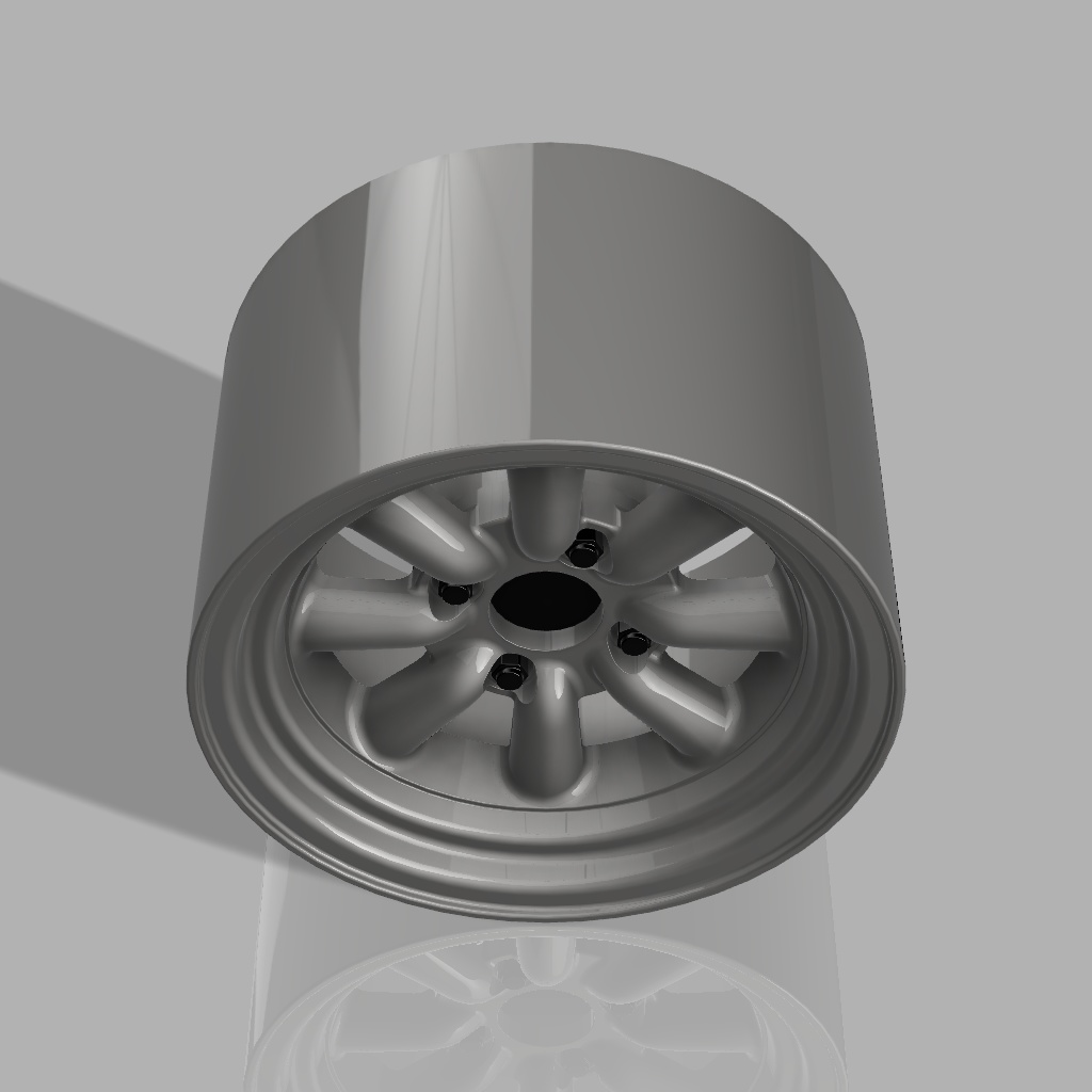 1/24 プラモデル ホイール 8スポーク 7.5Jタイプ