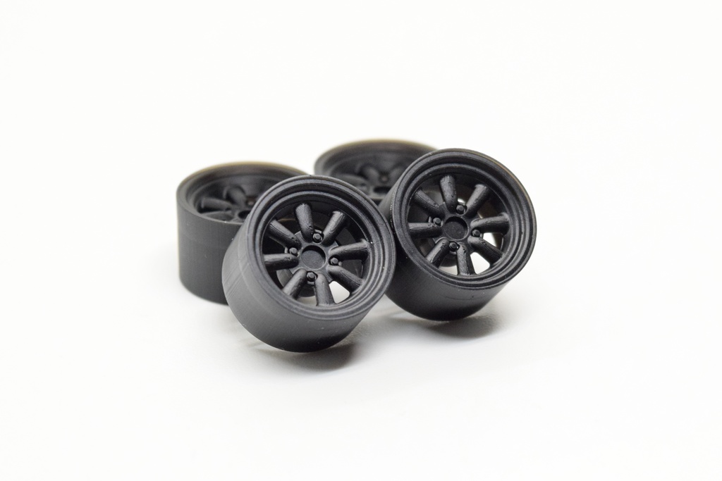 1/24 プラモデル ホイール 8スポーク 7.5Jタイプ