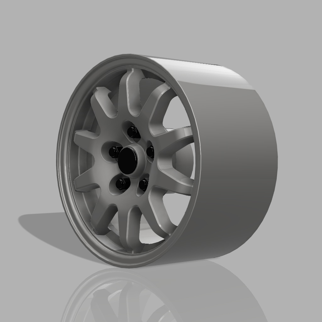 1/24 プラモデル ホイール BNR32-OPタイプ