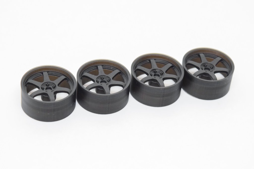 1/24 プラモデル ホイール TE37 19タイプ