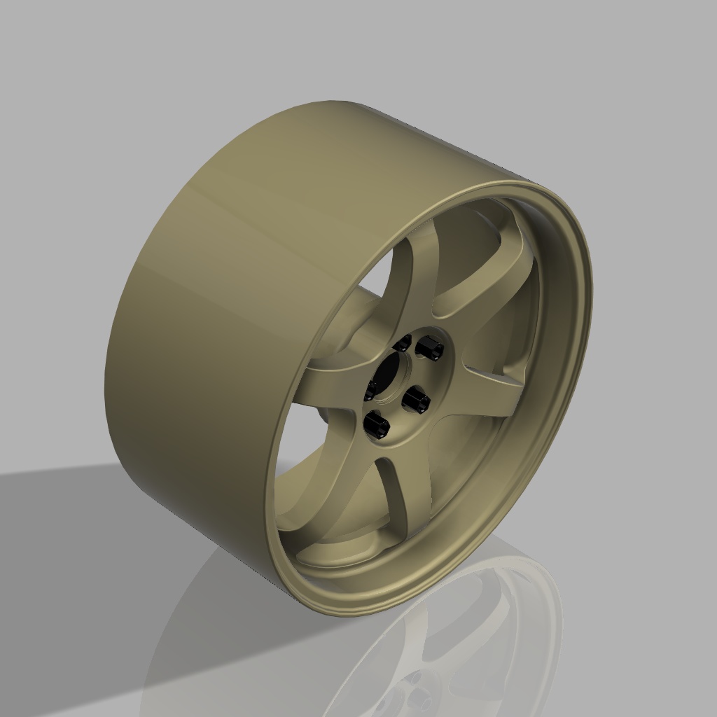 1/24 プラモデル ホイール TE37 19タイプ
