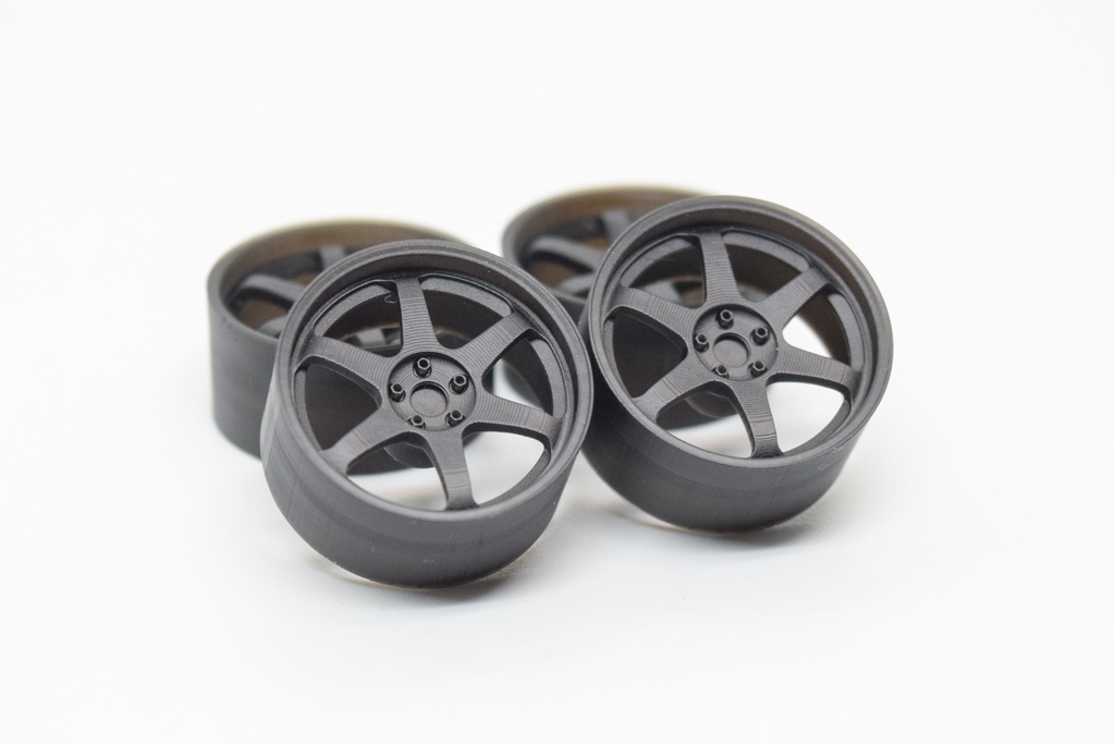 1/24 プラモデル ホイール TE37 19タイプ