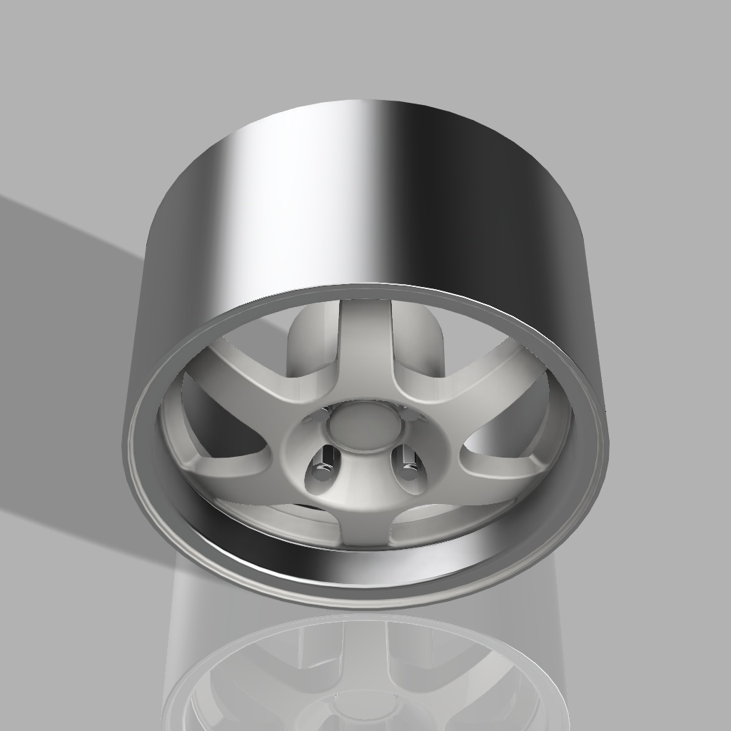 1/24 プラモデル ホイール TE37 Cupタイプ