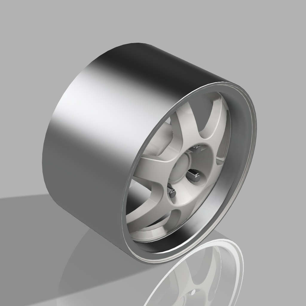 1/24 プラモデル ホイール TE37 Cupタイプ