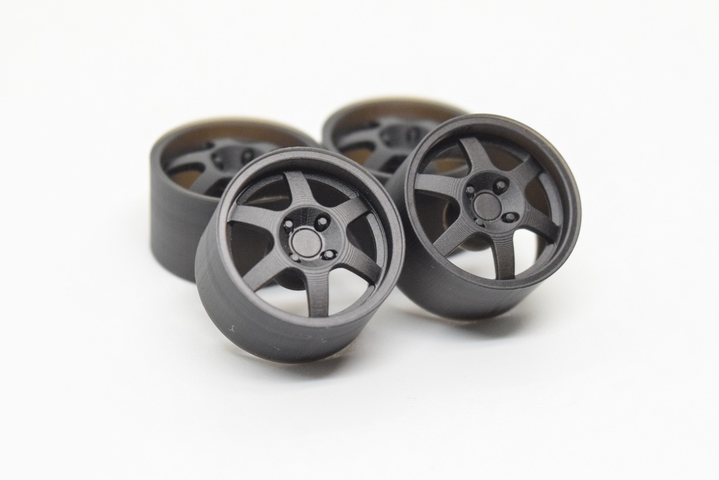 1/24 プラモデル ホイール TE37 Cupタイプ