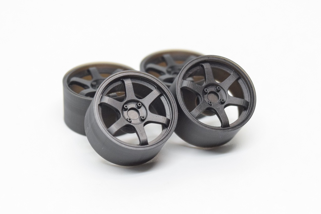 1/24 プラモデル ホイール TE37 Sonicタイプ