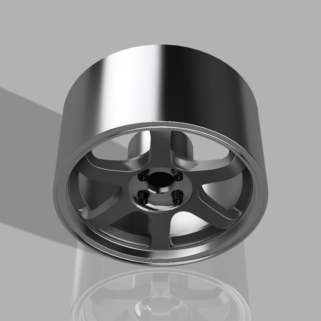 1/24 プラモデル ホイール TE37 Sonicタイプ