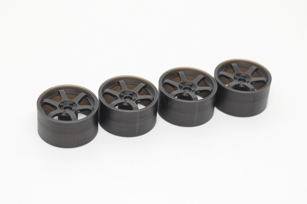1/24 プラモデル ホイール TE37 Sonicタイプ