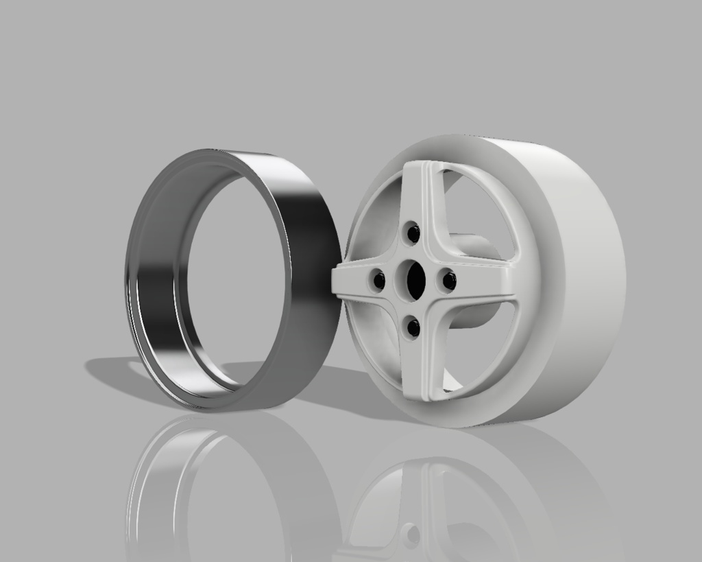 1/24 プラモデル ホイール グランドクロス タイプ