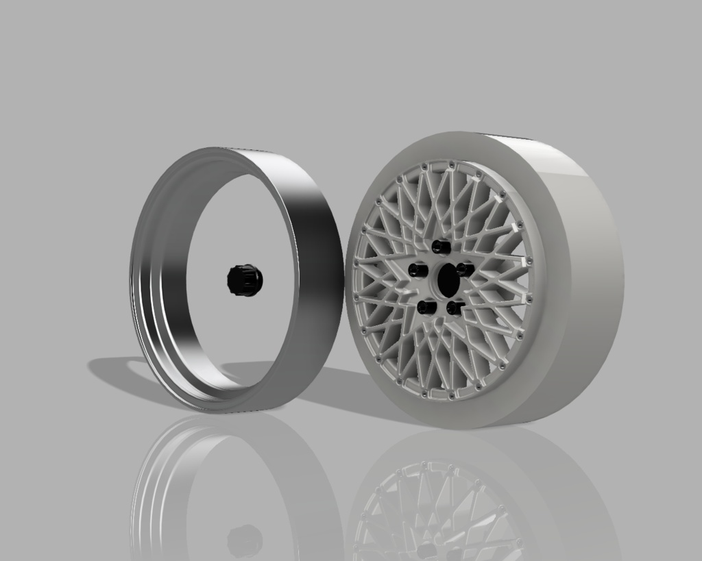 1/24 プラモデル ホイール フォーミュラメッシュ 19タイプ