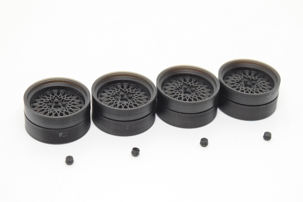 1/24 プラモデル ホイール フォーミュラメッシュ 19タイプ