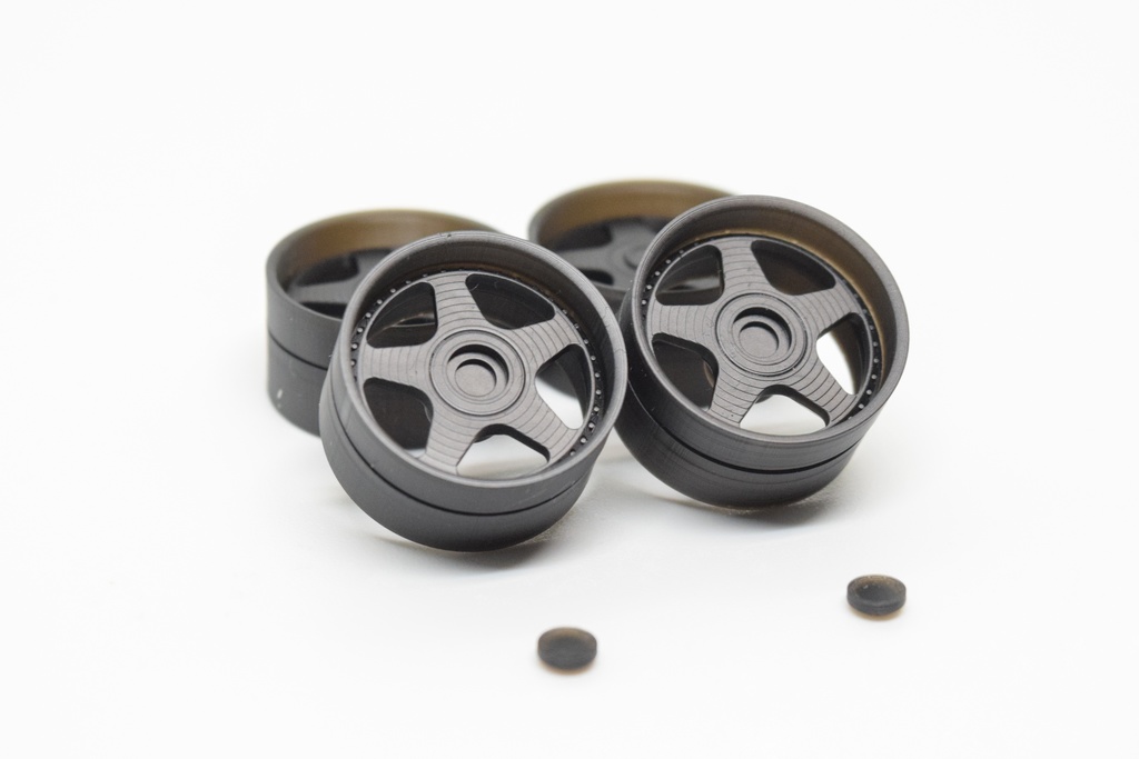 1/24 プラモデル ホイール ケーニッヒ WRV タイプ