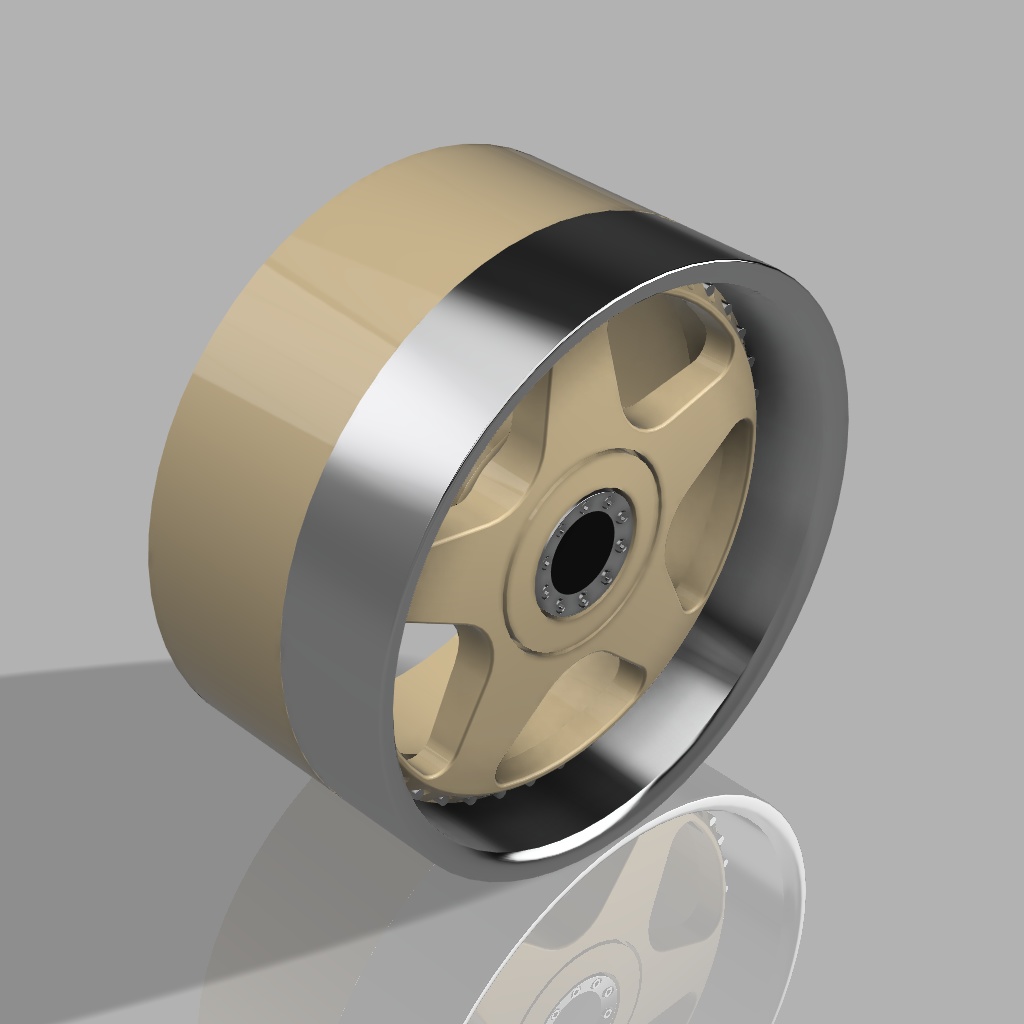 1/24 プラモデル ホイール ケーニッヒ WRV タイプ