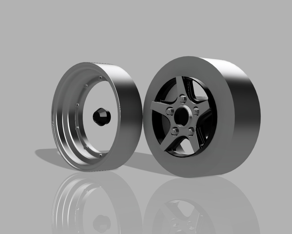 1/24 プラモデル ホイール XR4 15タイプ