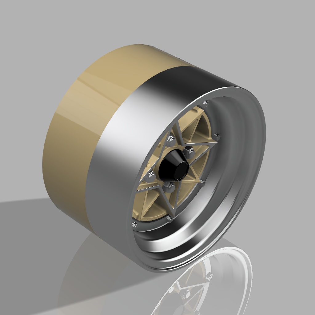 1/24 プラモデル ホイール スターシャーク タイプ