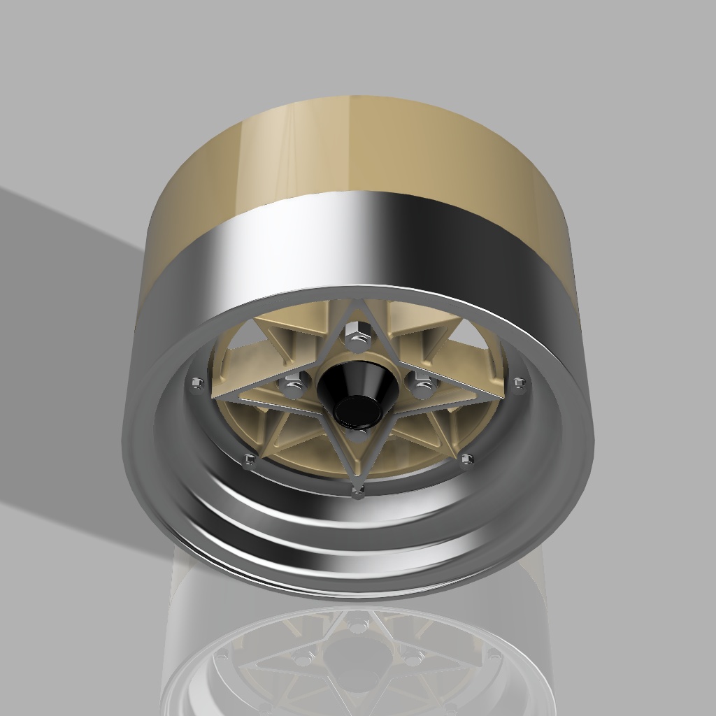 1/24 プラモデル ホイール スターシャーク タイプ