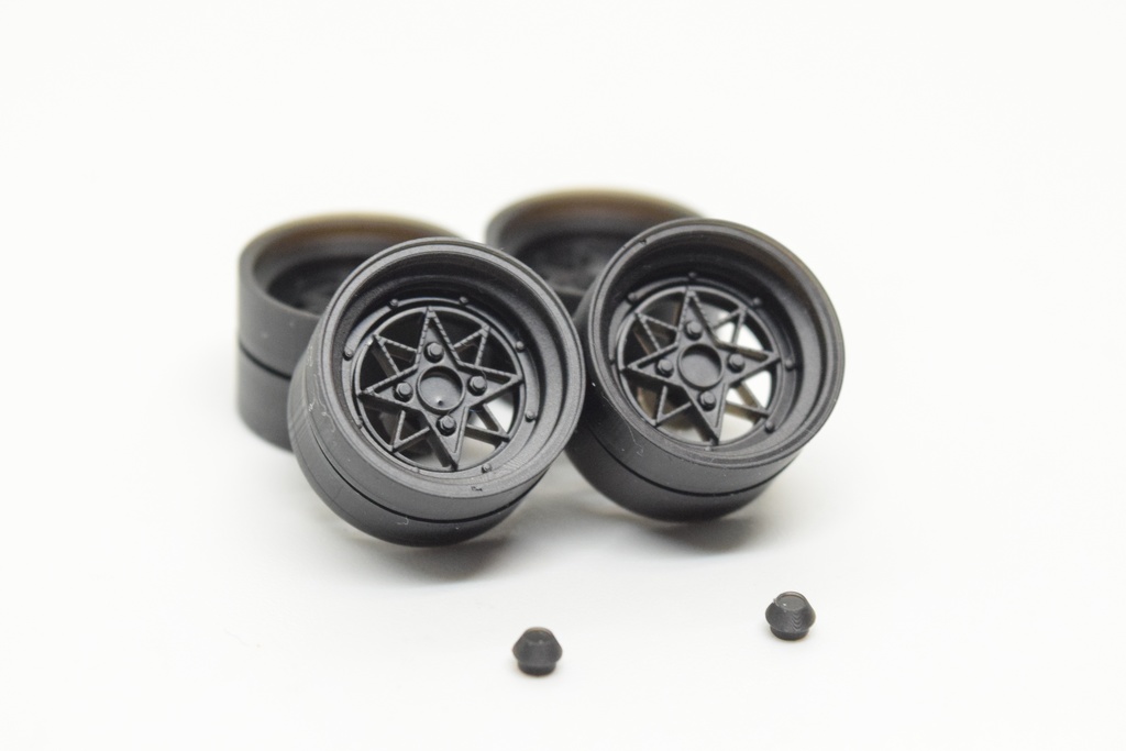 1/24 プラモデル ホイール スターシャーク タイプ