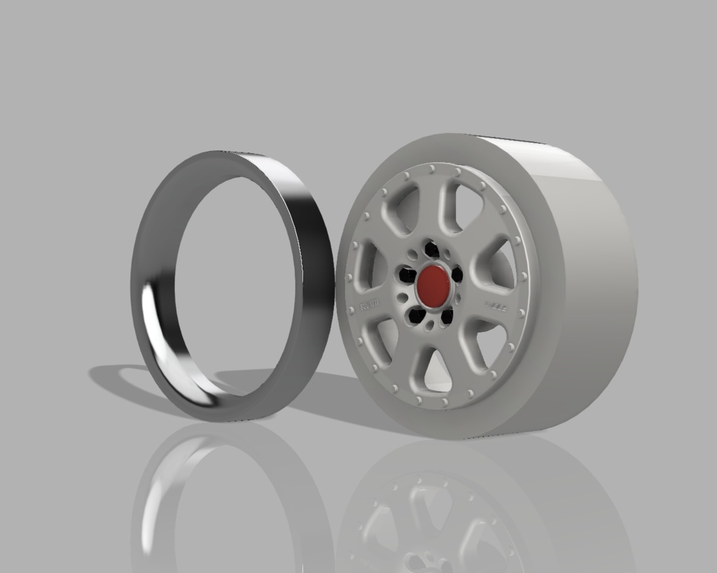 1/24 プラモデル ホイール ブガッティ タイプ