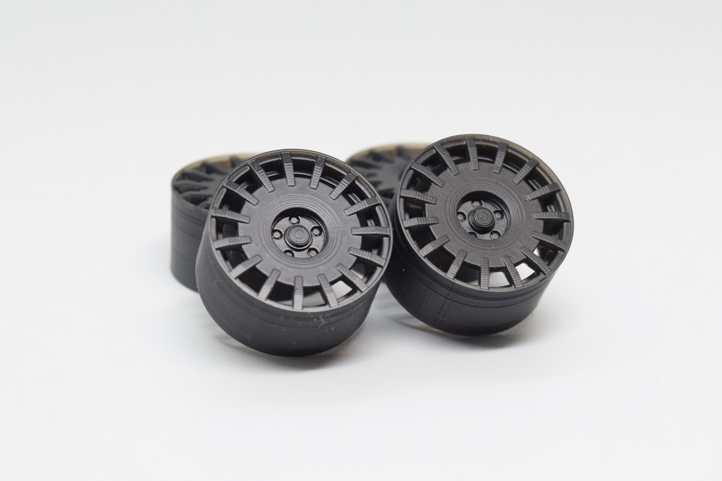 1/24 プラモデル ホイール ラリーレーシング 17タイプ