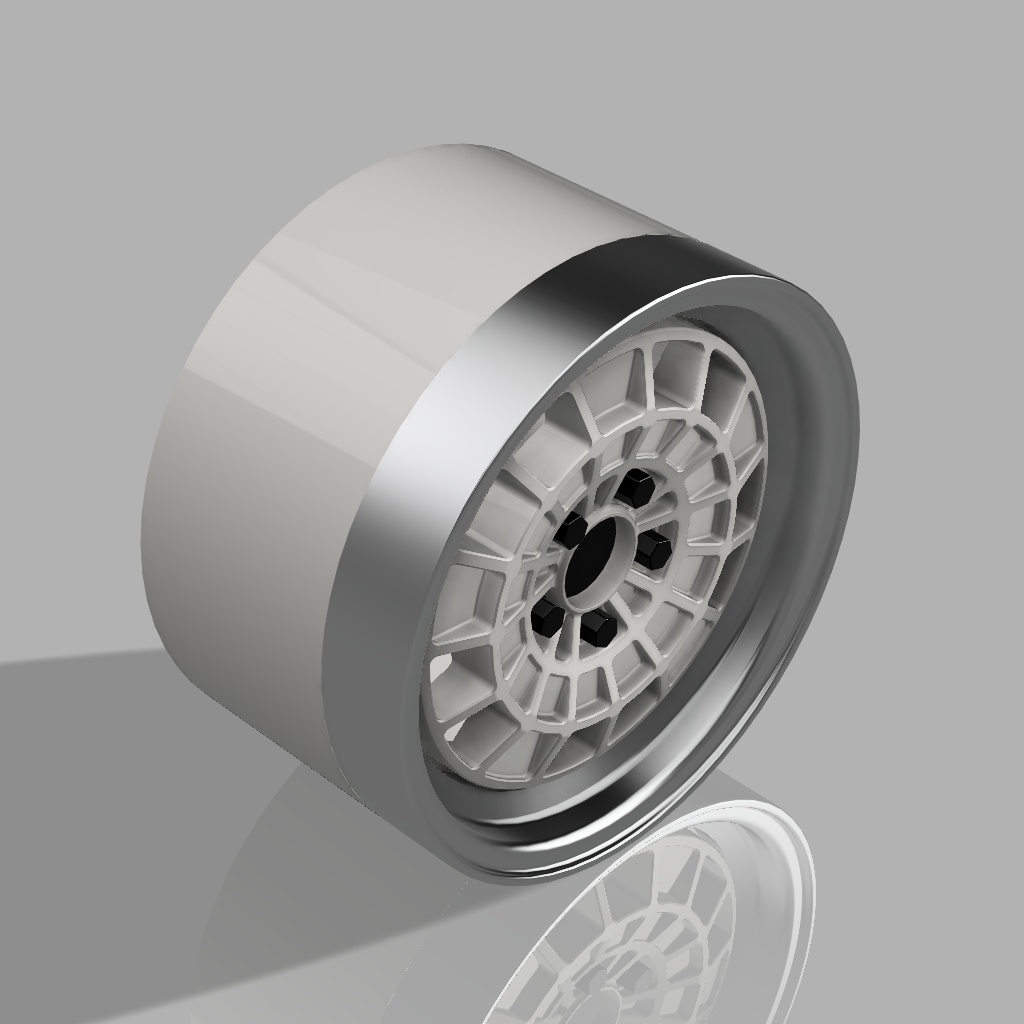 1/24 プラモデル ホイール トスコ 15 タイプ