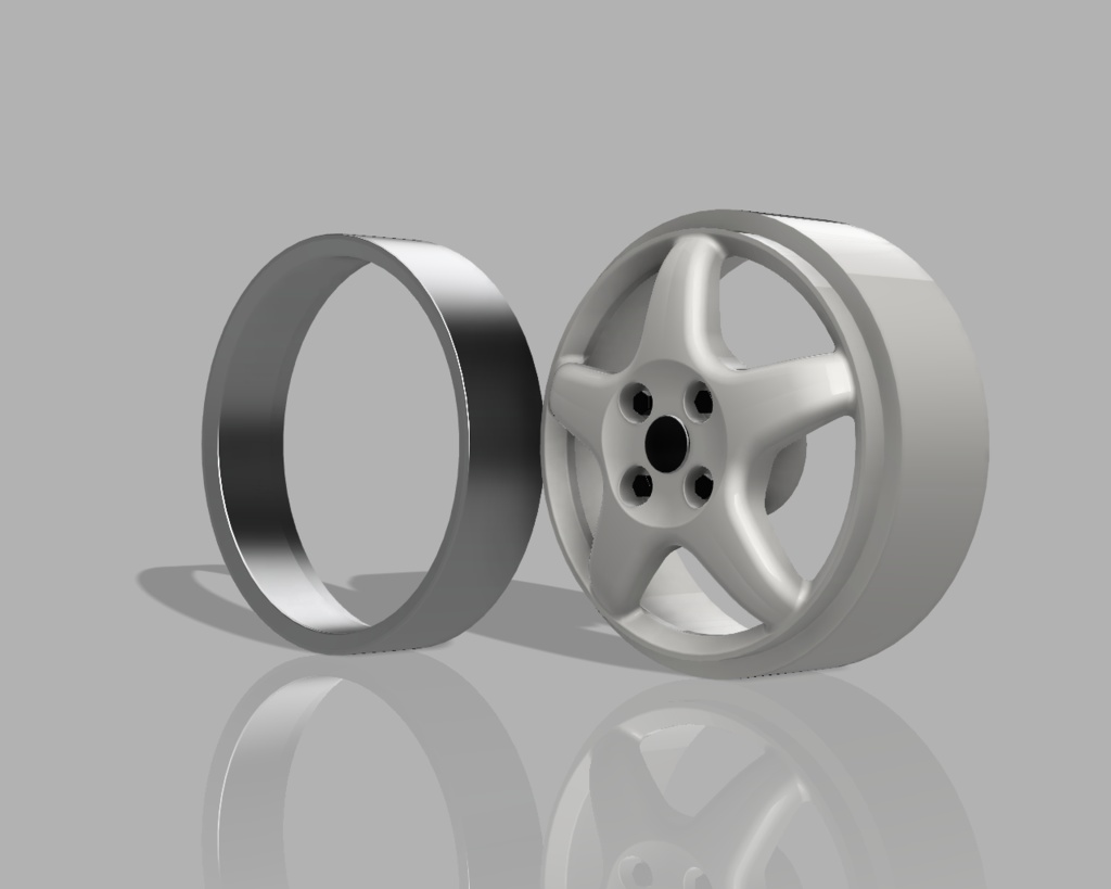 1/24 プラモデル ホイール ABTタイプ