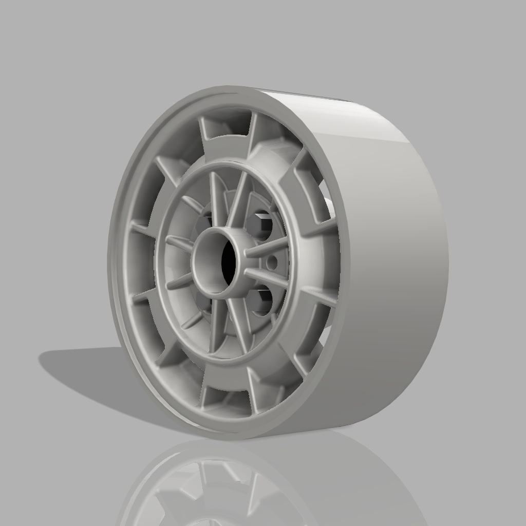 1/24 プラモデル ホイール Abarth 12タイプ