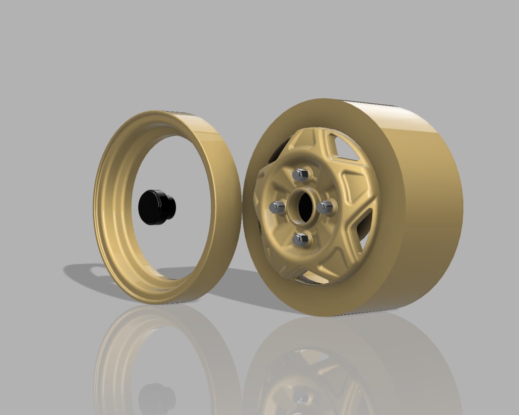 1/24 プラモデル ホイール GSR TURBOタイプ