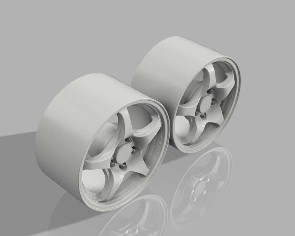 1/24 プラモデル ホイール NA1Rタイプ