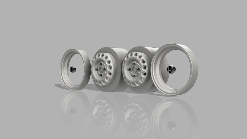 1/24 プラモデル ホイール PP1タイプ