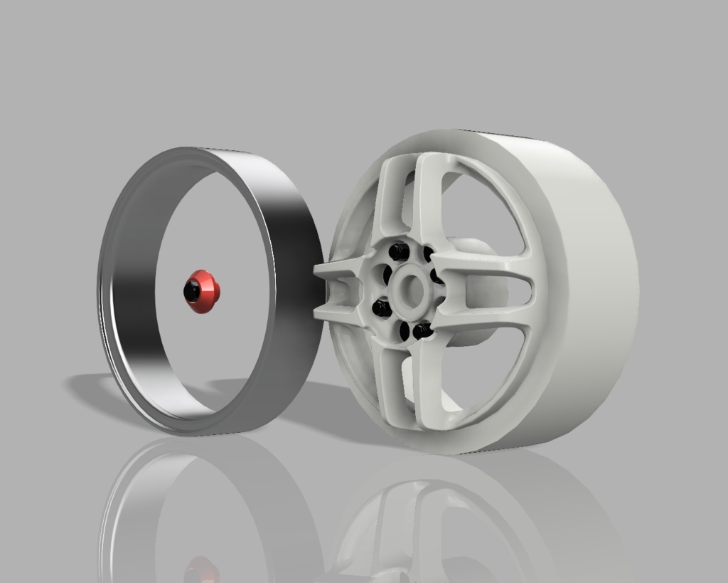 1/24 プラモデル ホイール ニューアクション タイプ