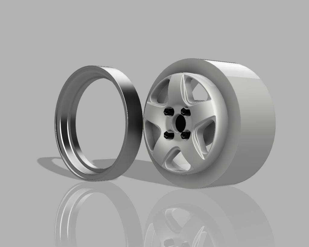 1/24 プラモデル ホイール VR-1タイプ