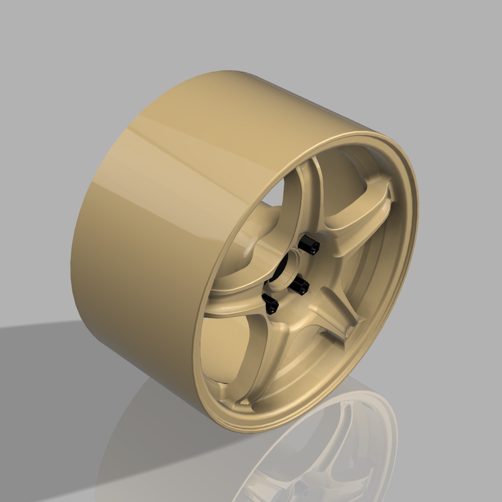 1/24 プラモデル ホイール RS5-SSタイプ