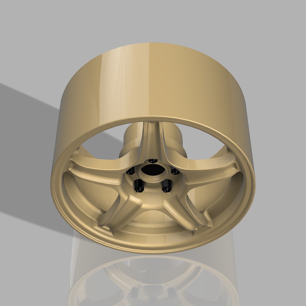 1/24 プラモデル ホイール RS5-SSタイプ