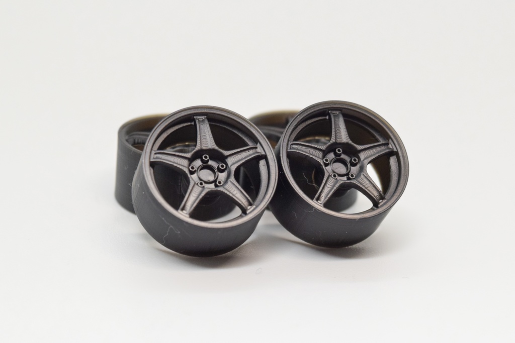 1/24 プラモデル ホイール RS5-SSタイプ