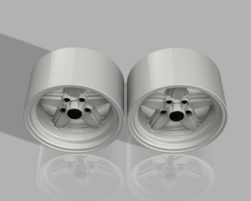 1/24 プラモデル ホイール Pentaタイプ