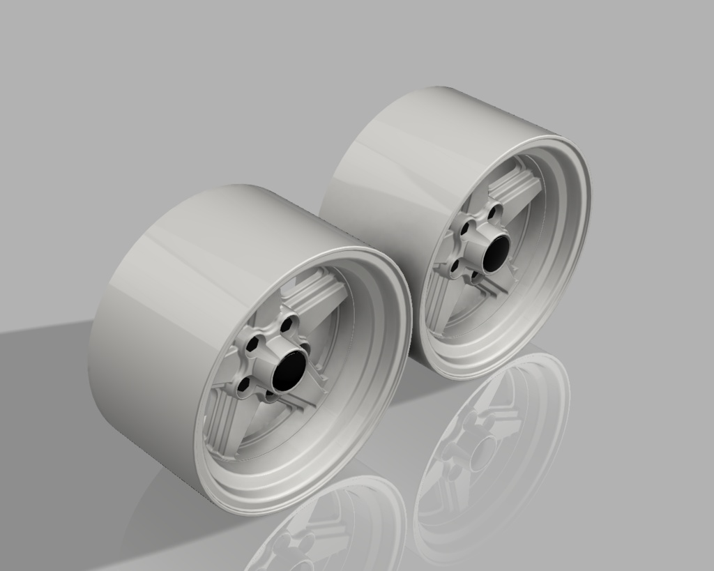 1/24 プラモデル ホイール Pentaタイプ