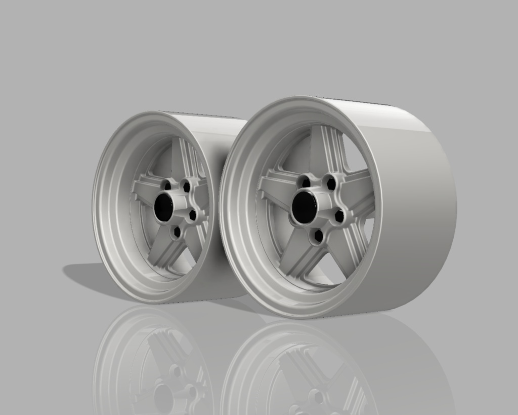 1/24 プラモデル ホイール Pentaタイプ