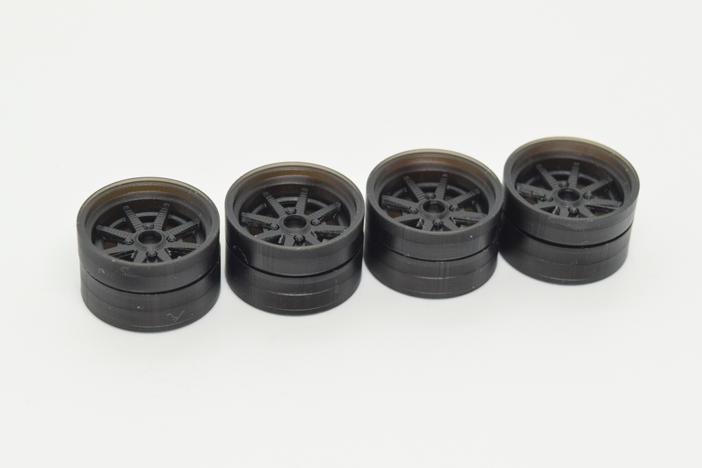 1/24 プラモデル ホイール Mosportタイプ