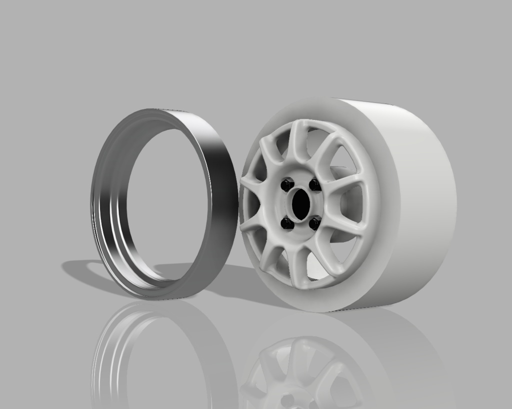 1/24 プラモデル ホイール RC-S 14タイプ