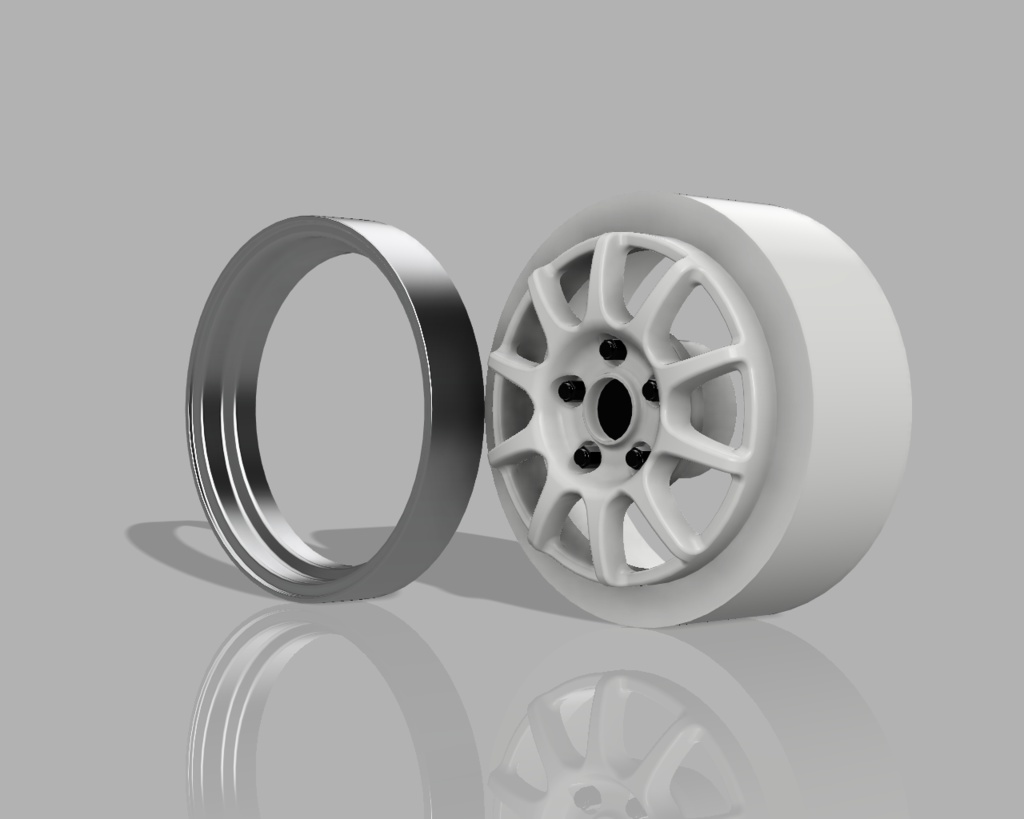 1/24 プラモデル ホイール RC-S 16タイプ