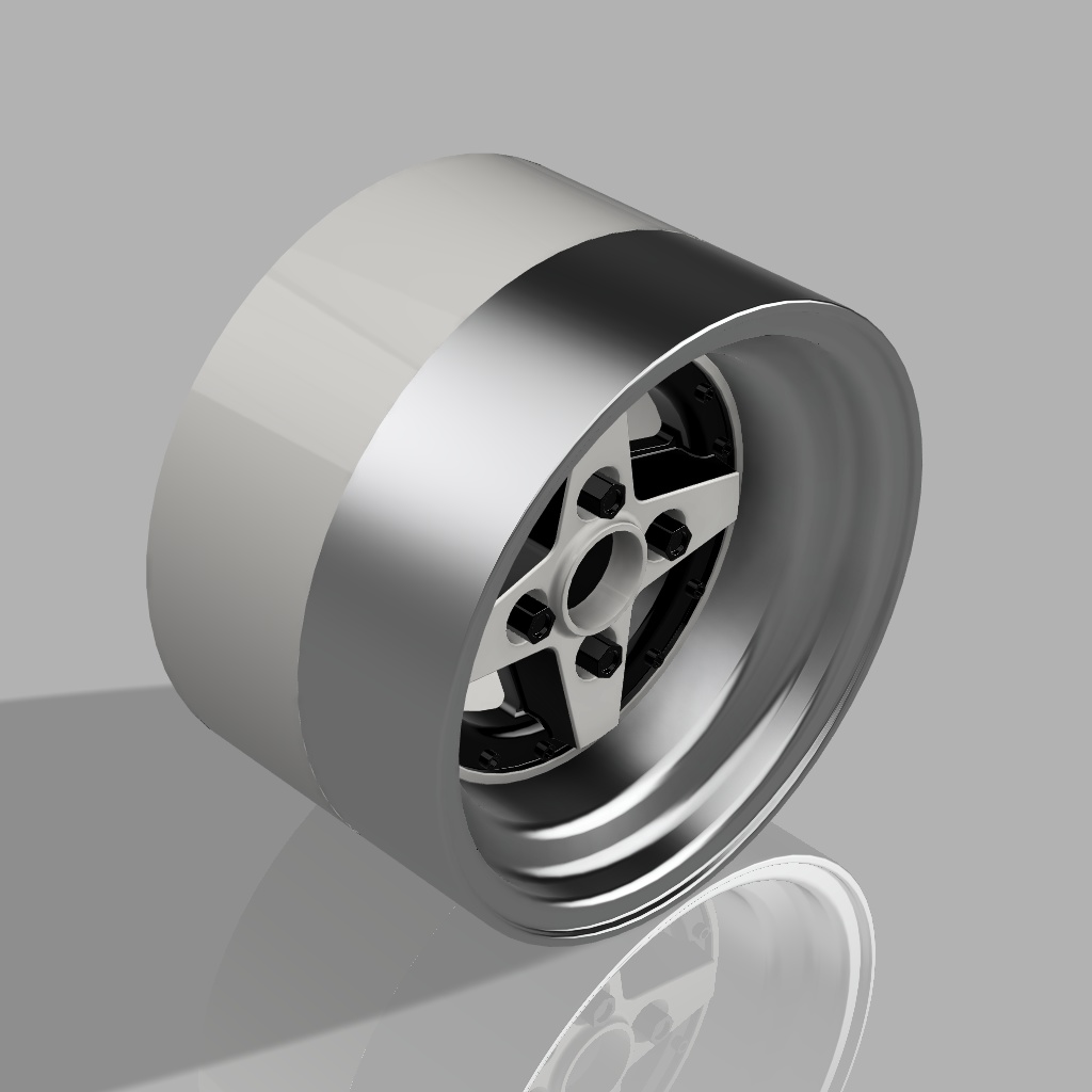 1/24 プラモデル ホイール コマンドー タイプ