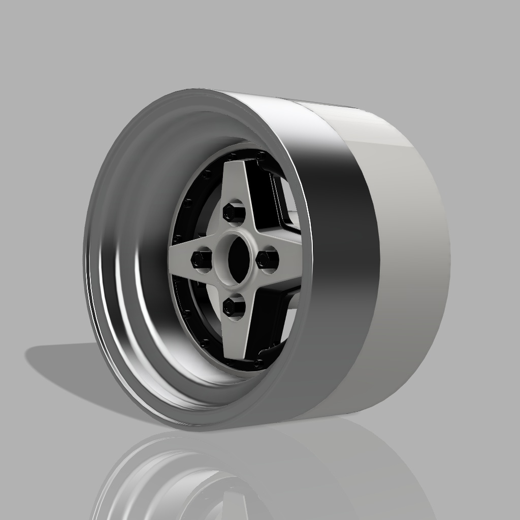 1/24 プラモデル ホイール コマンドー タイプ