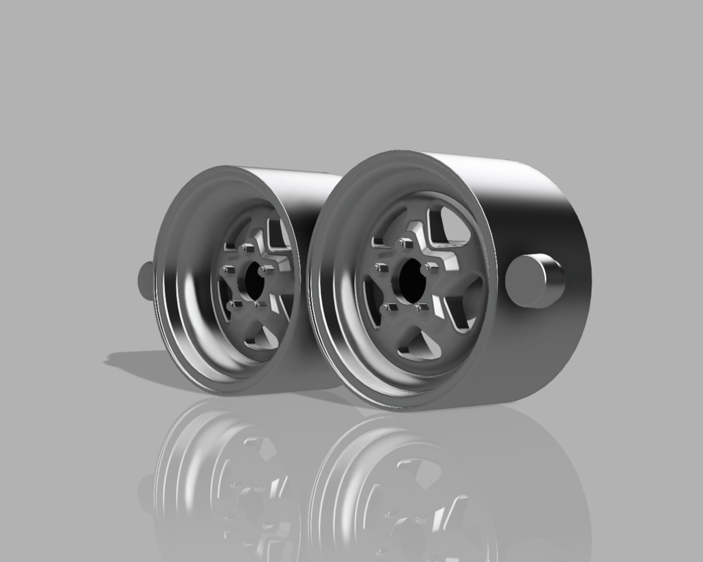 1/24 プラモデル ホイール Prostarタイプ