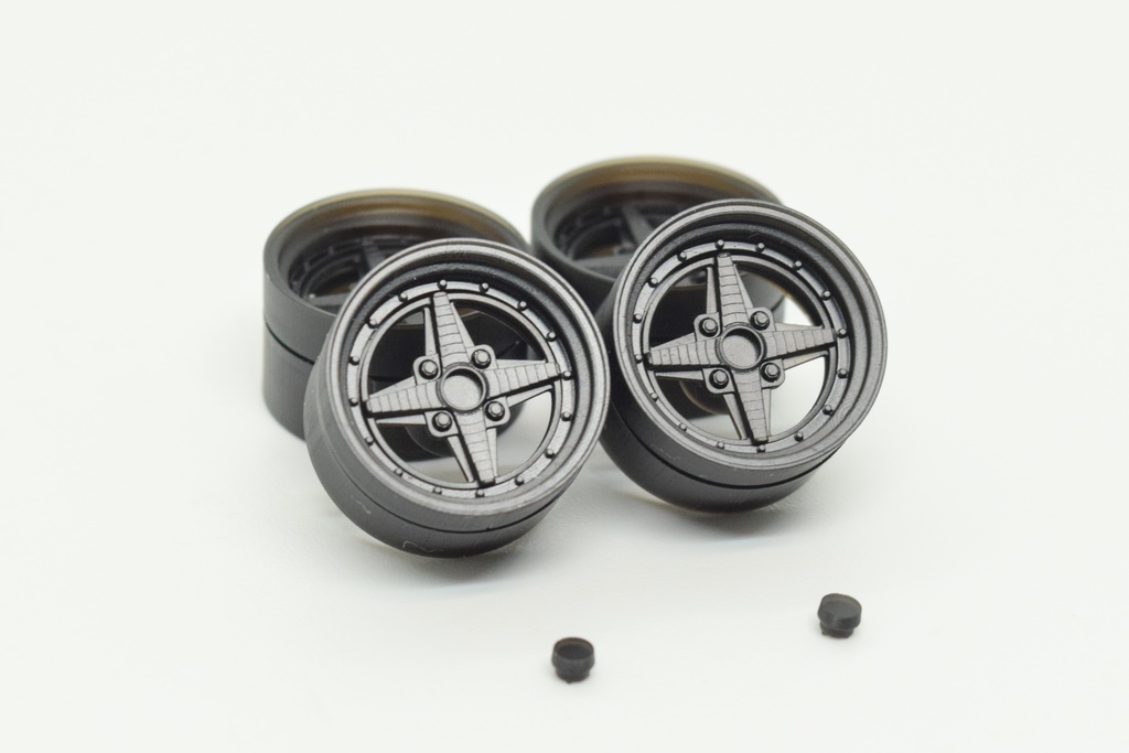 1/24 プラモデル ホイール Equip 01 15タイプ