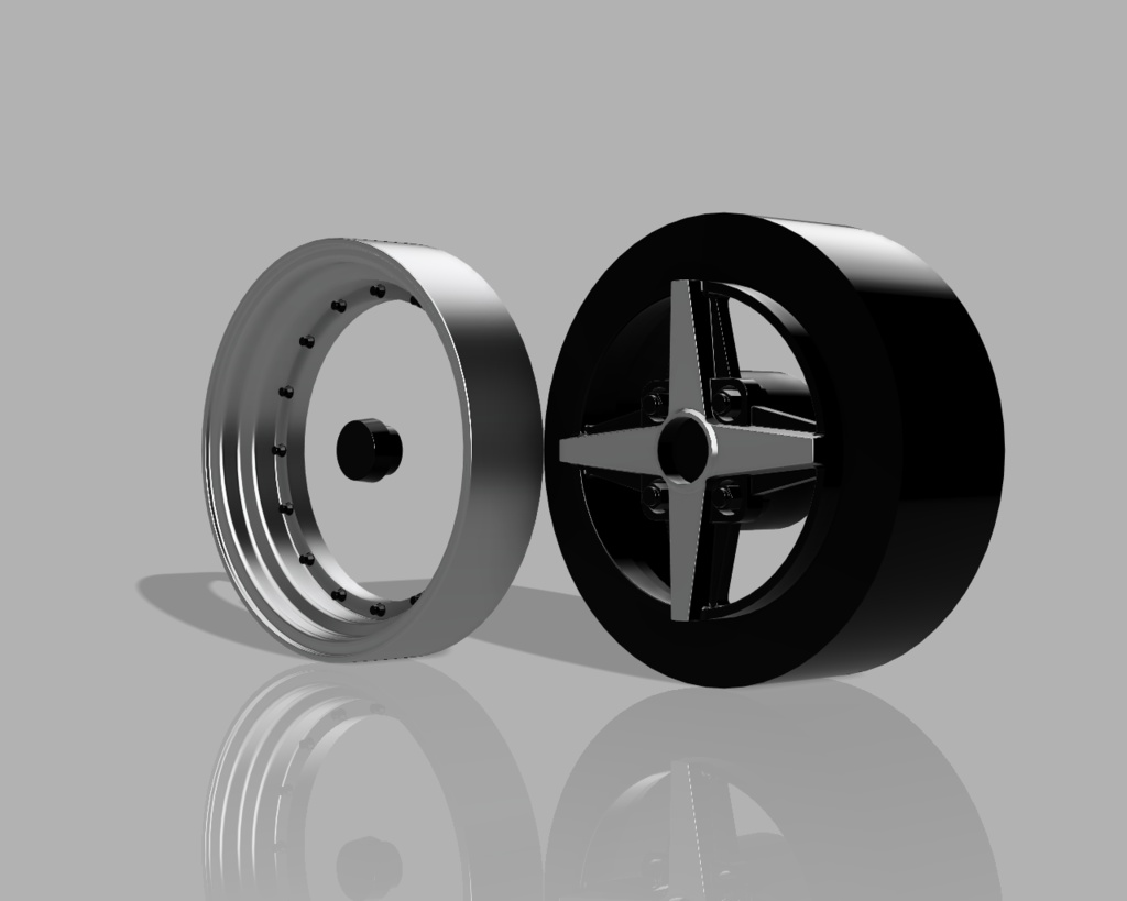 1/24 プラモデル ホイール Equip 01 15タイプ