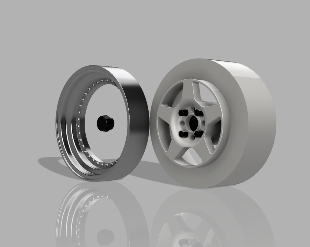 1/24 プラモデル ホイール CR01 15タイプ