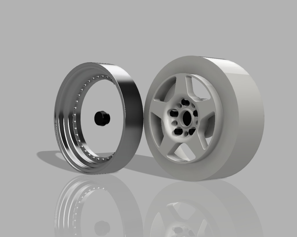 1/24 プラモデル ホイール CR01 16タイプ