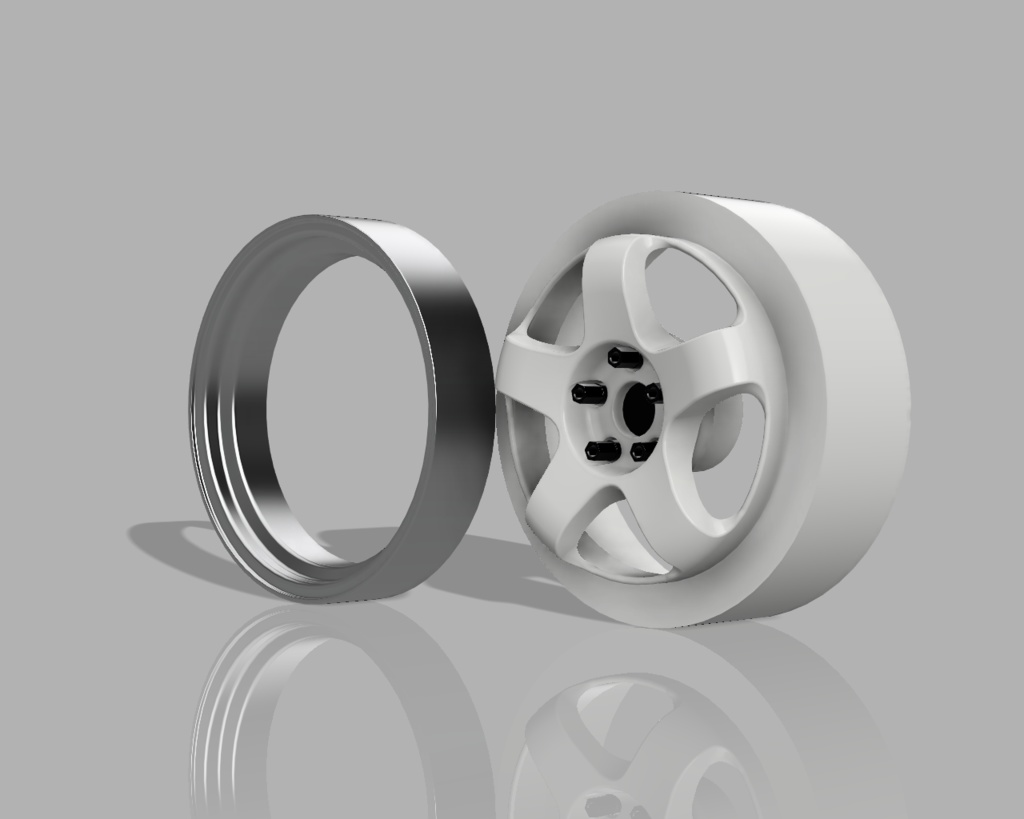 1/24 プラモデル ホイール マイスターS1 2Pタイプ